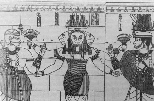 Pharaoh Natakamani and Queen Amanitore – Sudanese husband and wife team. The last of the great pharaonic builders